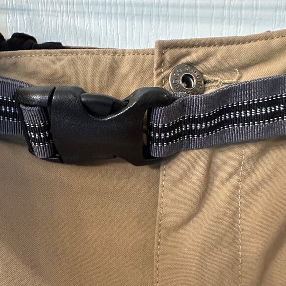 Duluth Trading Co | Men's 2XL Dry On the Fly Nylon 11" Tan Cargo Shorts Belt UPF - Picture 5 of 7